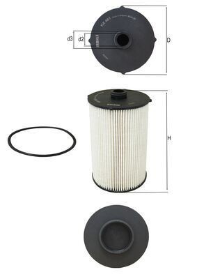 Filtro de combustível Mahle Original KX481D preço, a partir de 51,14 USD